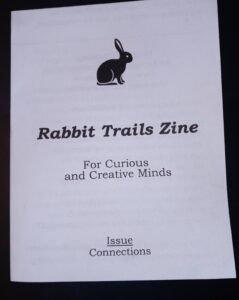 Front Cover of zine.