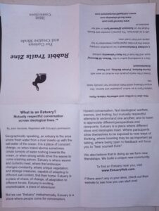 First Page of Zine.